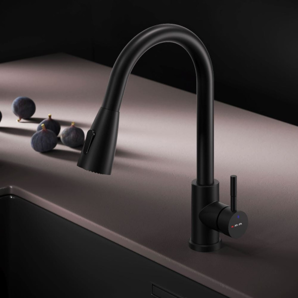 Смеситель для кухни AM.PM X-Joy S F85B07522 черный матовый