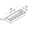 Полотенцедержатель Agape 369 A369207A сталь