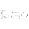 Унитаз-компакт GID Tr2170 безободковый, с сиденьем микролифт, белый