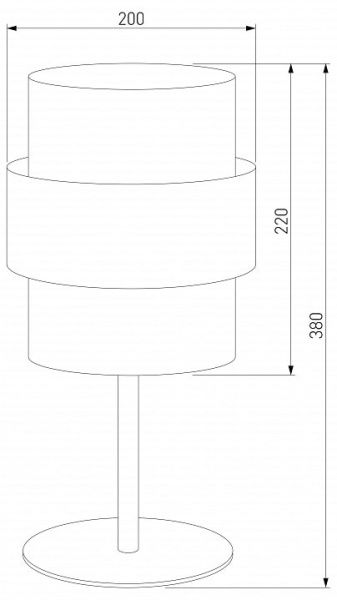 Настольная лампа декоративная TK Lighting Calisto 5893 Calisto White