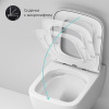 Подвесной унитаз AM.PM Gem C901701SC с крышкой-сиденьем