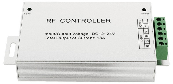 Контроллер-регулятор цвета RGB с пультом ДУ SWG RF RGB RF-RGB-20-18A