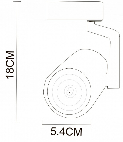 Светильник на штанге Arte Lamp Traccia A2310PL-1WH