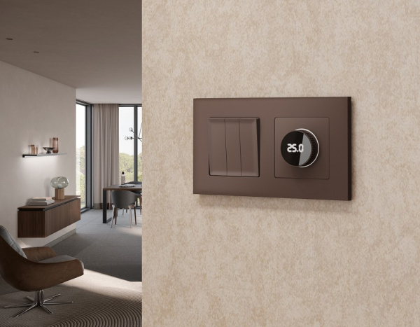 Терморегулятор электромеханический для теплого пола без рамки Ambrella Volt ALFA MA635810