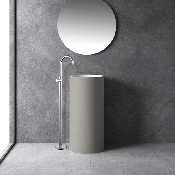 Напольный смеситель для раковины Abber Wasser Kreis AF8141 хром