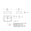 Раковина Milldue Kid 60 9529*0 Bianco lucido