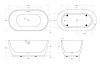 Акриловая ванна BelBagno 150x80 BB413-1500-800