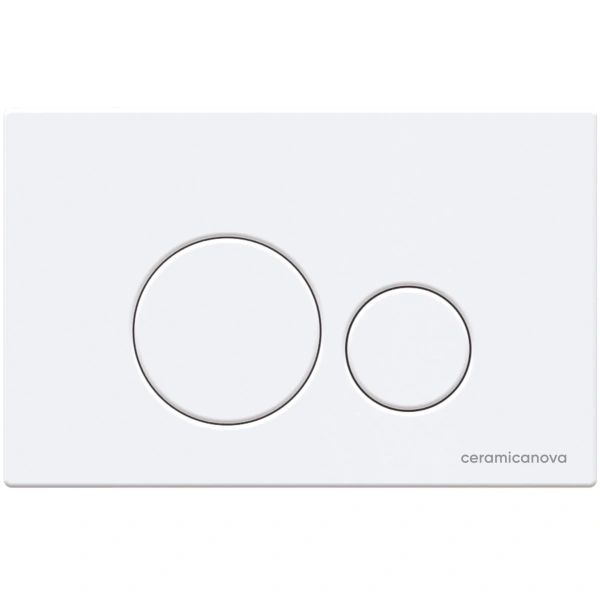 Инсталляция для унитаза Ceramica Nova Envision Round CN1001W с кнопкой смыва, белый