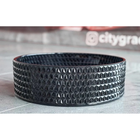 Раковина-чаша CeramaLux GL03A 36x36 см, накладная, черный