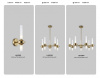 Люстра на штанге Ambrella Light HIGH LIGHT LH55358