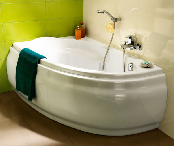 Акриловая ванна Cersanit Joanna 140х90 WA-JOANNA*140-L-W левая, белый