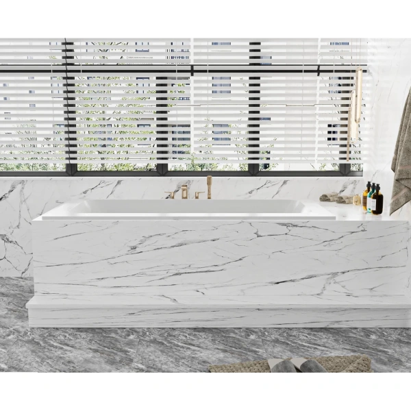 Ванна из литьевого мрамора 170x80 см Cezares Slider CZR-SLIDER-170-80-57-SSB