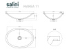 Раковина Salini Marea 11 55 1802211M