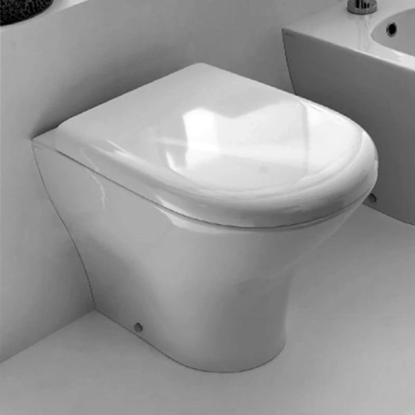 Приставной безободковый унитаз Kerasan Aquatech 371801