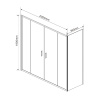 Душевой уголок Vincea Garda VSR-1G29020CL