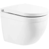Унитаз подвесной BelBagno Senso-R BB017CHR безободковый, белый