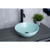 Раковина-чаша GID 9081tifm 36x36 см, накладная, бирюзовый матовый
