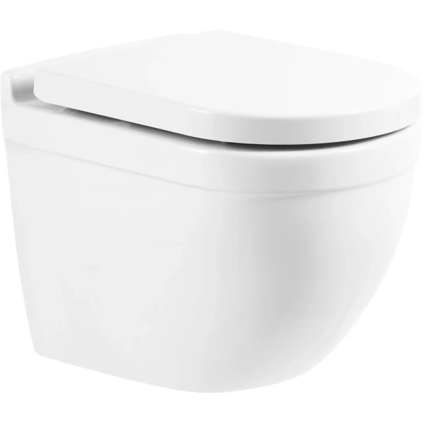 Унитаз подвесной BelBagno Senso-R BB017CHR безободковый, белый