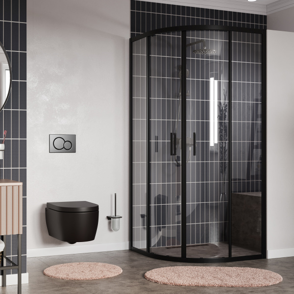 Душевой уголок WasserKRAFT Dill 61S 61S01 черный
