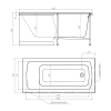 Акриловая ванна Timo 170х75 RITTA1775