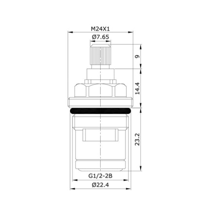 Кран-букса Iddis Optima Home 998CR461SM