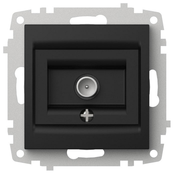 ТВ-розетка проходная без рамки Elbi Eleсtriс Zena Vega 609-014800-272