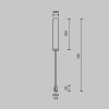 Крепление для трека Maytoni Technical  TRA159C-BB1-PT