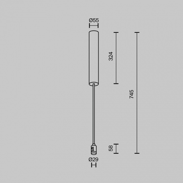 Крепление для трека Maytoni Technical  TRA159C-BB1-PT