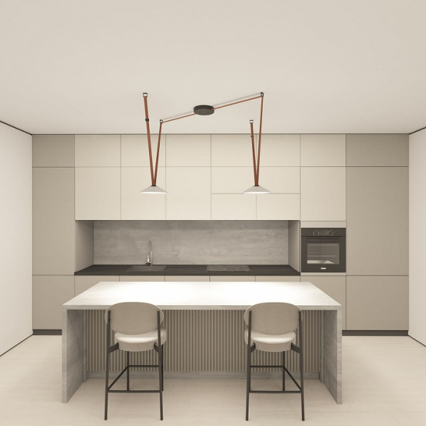 Накладной светильник Denkirs BELTY FLOW DK5565-WH+BK