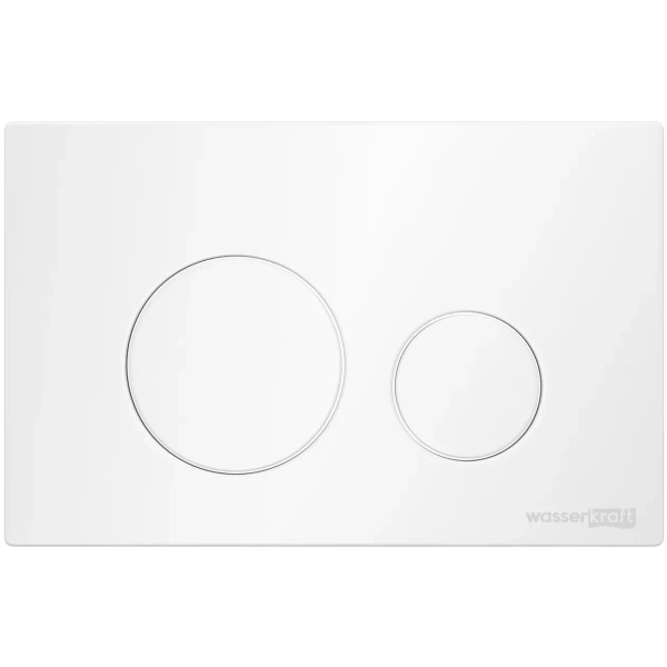 Инсталляция для унитаза WasserKRAFT Glan 66 66TLT.010.ME.BL.WH02 с кнопкой смыва, белый