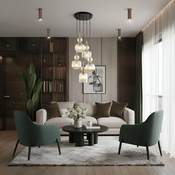 Подвесная люстра TK Lighting Sophia Cognac 11043 Sophia Cognac