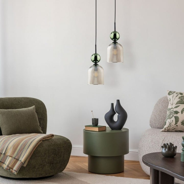 Подвесной светильник TK Lighting Sophia Green Cognac 11146  Sophia Green Cognac
