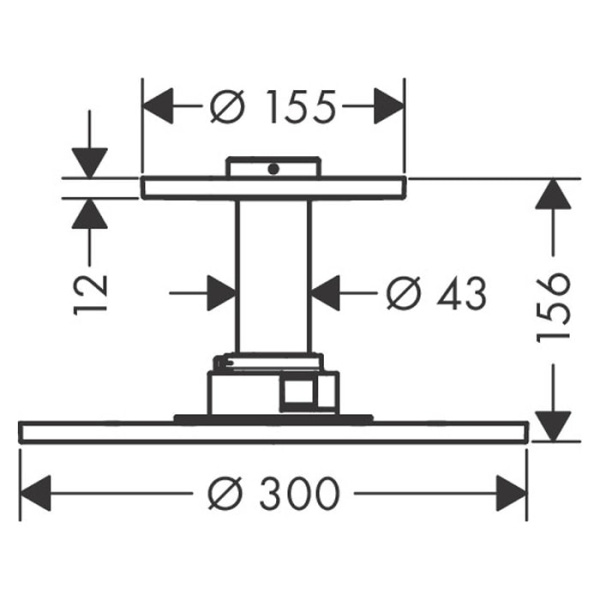 Верхний душ Axor ShowerSolutions 35304000
