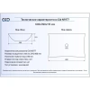 Раковина 60x39 см GID Simple N N9177
