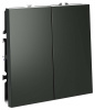 Переключатель перекрестный двухклавишный без рамки Voltum S70 VLS020506