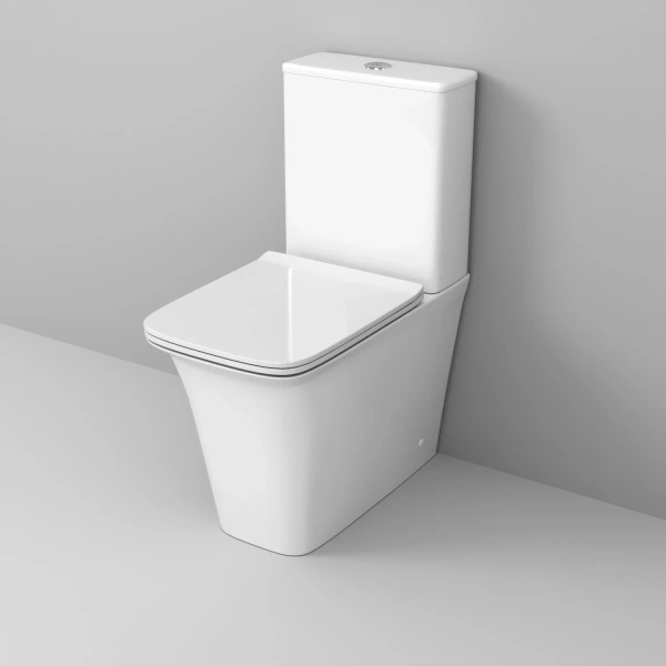 Унитаз-компакт Grossman GR-4468S безободковый, с сиденьем микролифт, белый