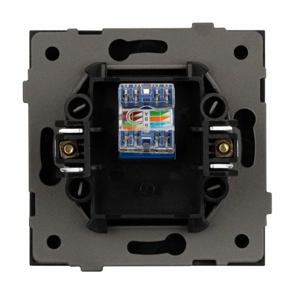 Розетка Ethernet RJ-45 и со шторками, без рамки Arlight SCT-TENDO 054591