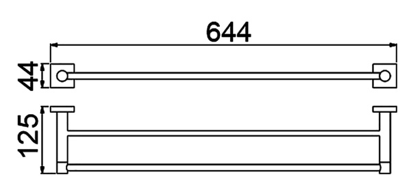 Полотенцедержатель Timo Selene 12056/03