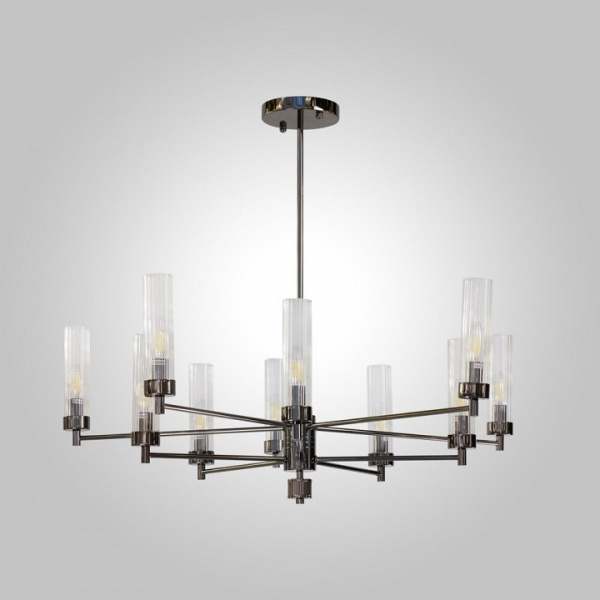 Люстра на штанге AM-Group INDIGO INDIGO SP10 PEARL BLACK