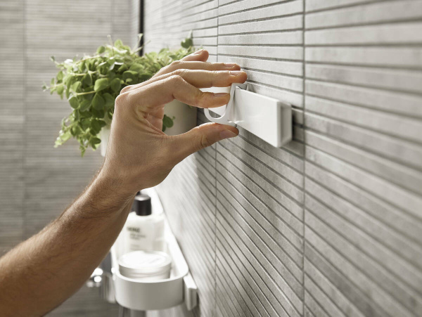 Штанга для душа hansgrohe WallStoris 50 27902700 белая матовая