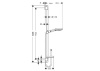 Душевой гарнитур hansgrohe Raindance Select S 120/Unica 0,9 м 26631000