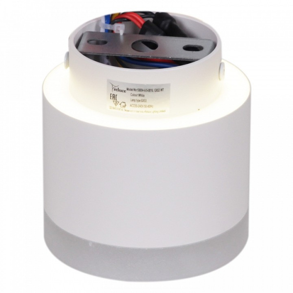 Накладной светильник Reluce Technical 53004 53004-9.5-001IL GX53+LED3W WT