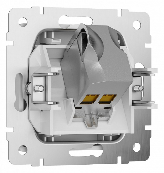 Розетка Ethernet RJ-45 и со шторками без рамки Werkel белый W5120101