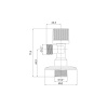 Кран подключения Iddis Optima Home 910B0P1B2CZ хром