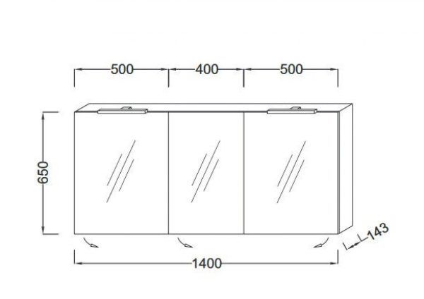 Зеркало-шкаф Jacob Delafon EB1370-G1C белый блестящий лак