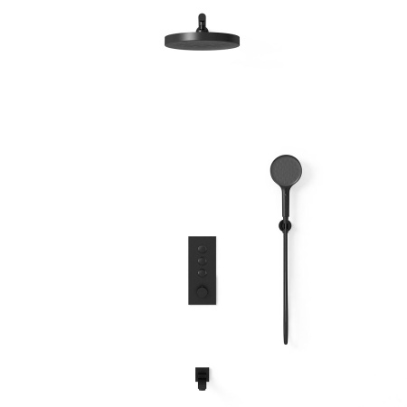 Душевой комплект Vincea Inspire VSFW-433TI2MB матовый черный