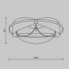 Потолочная люстра Maytoni Бриз MOD281CL-L45BS3K