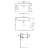 Раковина полувстраиваемая 70x50,5 см Simas Frozen FZ15bi*1