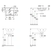 Раковина 45x37см Villeroy & Boch Subway 3.0 4370FL01