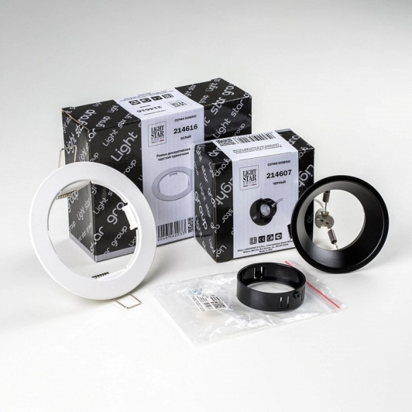 Встраиваемый светильник Lightstar Domino D61607BMOD